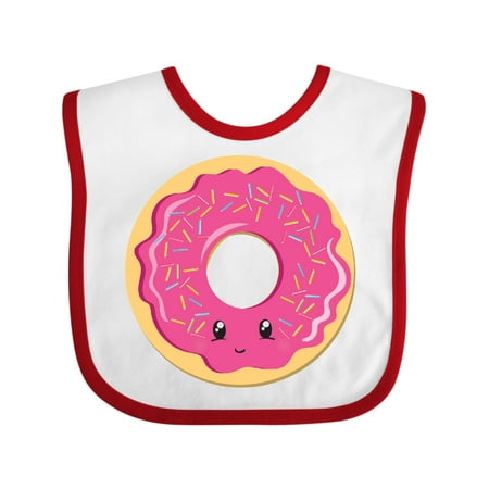 

Inktastic Hot Pink Donut Gift Baby Boy or Baby Girl Bib