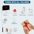 thumbnail image 2 of Daytech WiFi Smart Caregiver Pager Alarm System 2 Transmitters 1 Receiver White, 2 of 9