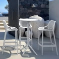 thumbnail image 2 of Compamia Sky Round Folding Bar Table 24 inch White, 2 of 10