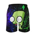 thumbnail image 3 of Invader Zim Mens Board Shorts Quick Dry Swim Trunk Lightweight Soft Swimsuit Bathing Suit for Boys 3XL, 3 of 8