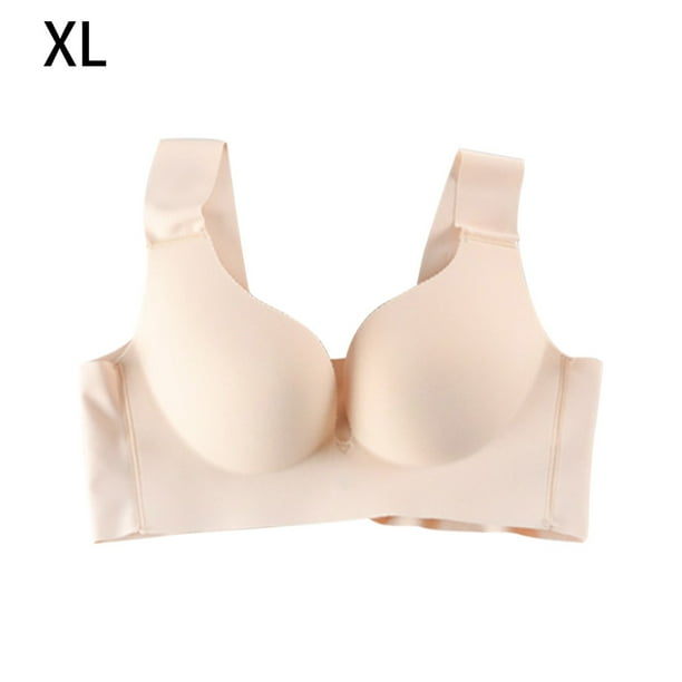 Sujetador deportivo sin costuras para mujer, ropa interior inalámbrica de copa completa, sujetador deportivo a prueba de golpes, chaleco, ropa interior para niña XL AweSitey AP001714-16