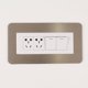 thumbnail image 1 of Pegatina decorativa para interruptor, cubierta protectora, luz de lujo, moderna, simple, de color sólido, placa de aluminio acrílico, marco de enchufe, 1 of 6
