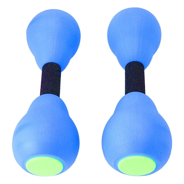 Mancuernas acuáticas flotantes para mujer, para desarrollar músculos, de secado rápido, para fitness, color azul