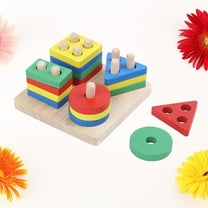 WHAMVOX  Wooden Puzzle Toy Small Parakeet Toys Bird Preening