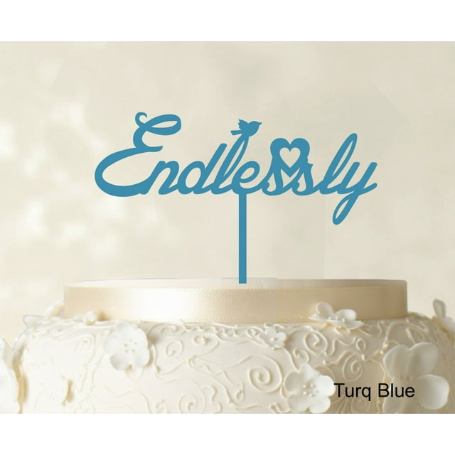 Custom Initial Cake Topper Personalized Name Cake Topper Color Option Available 5-7 Inches Wide
