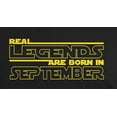 thumbnail image 4 of Old Glory Mens Real Legends are Born in September Short Sleeve T Shirt, 4 of 6