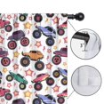 thumbnail image 4 of Blackout Kids Curtains,Monster Cartoon Trucks Cars Pattern Childrens Insulated Curtains Set Of 2,Bedroom Essentials,Toddler Room Decor 42"x54"(106x137cm), 4 of 4