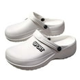 thumbnail image 2 of MIASHUI Womens Clogs Beach Water Shoes Walking Sandals Home Travel Slippers,White,9, 2 of 9