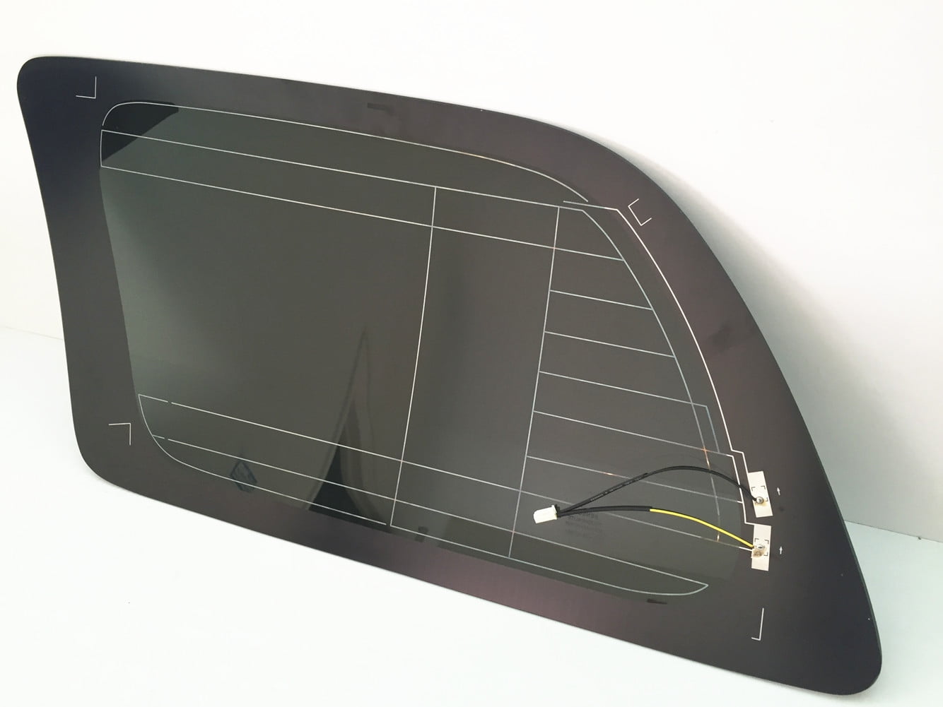 Fits 2008-2017 Toyota Sequoia Passenger Right Side Quarter Glass W/Antenna