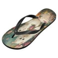 thumbnail image 2 of YAZAOOSummer Flip Flops Creatively Twin Blossoms Of Fur Simple Beach Sandals, 2 of 8