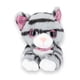 thumbnail image 1 of Gatito De Peluche Adorable Estirado Color Gris con Rayas Negras, 1 of 6