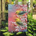 thumbnail image 2 of Tit Birds Berries Winter Christmas Double Sided House Flag 28x40 inch Decorative Yard Flag for Outdoor, 2 of 5