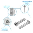 thumbnail image 3 of Uxcell Phillips Pan Head Screws, 15 Pack M5-0.8 x 22mm 304 Stainless Steel 18-8 Full Thread Pan Head Machine, 3 of 7