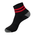 thumbnail image 4 of Hanes Mens Ankle Socks Pack, 12-Pack, Active X-Temp, Moisture-Wicking, 4 of 7