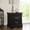Black, variant on 2-drawer Black Pine Nightstand / Storage for Bedroom Necessities