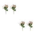 thumbnail image 3 of ZheElen 2pcs Artificial Silk Daisy Flowers Low Maintenance And For Home Faux Flowers pink 2Set, 3 of 6