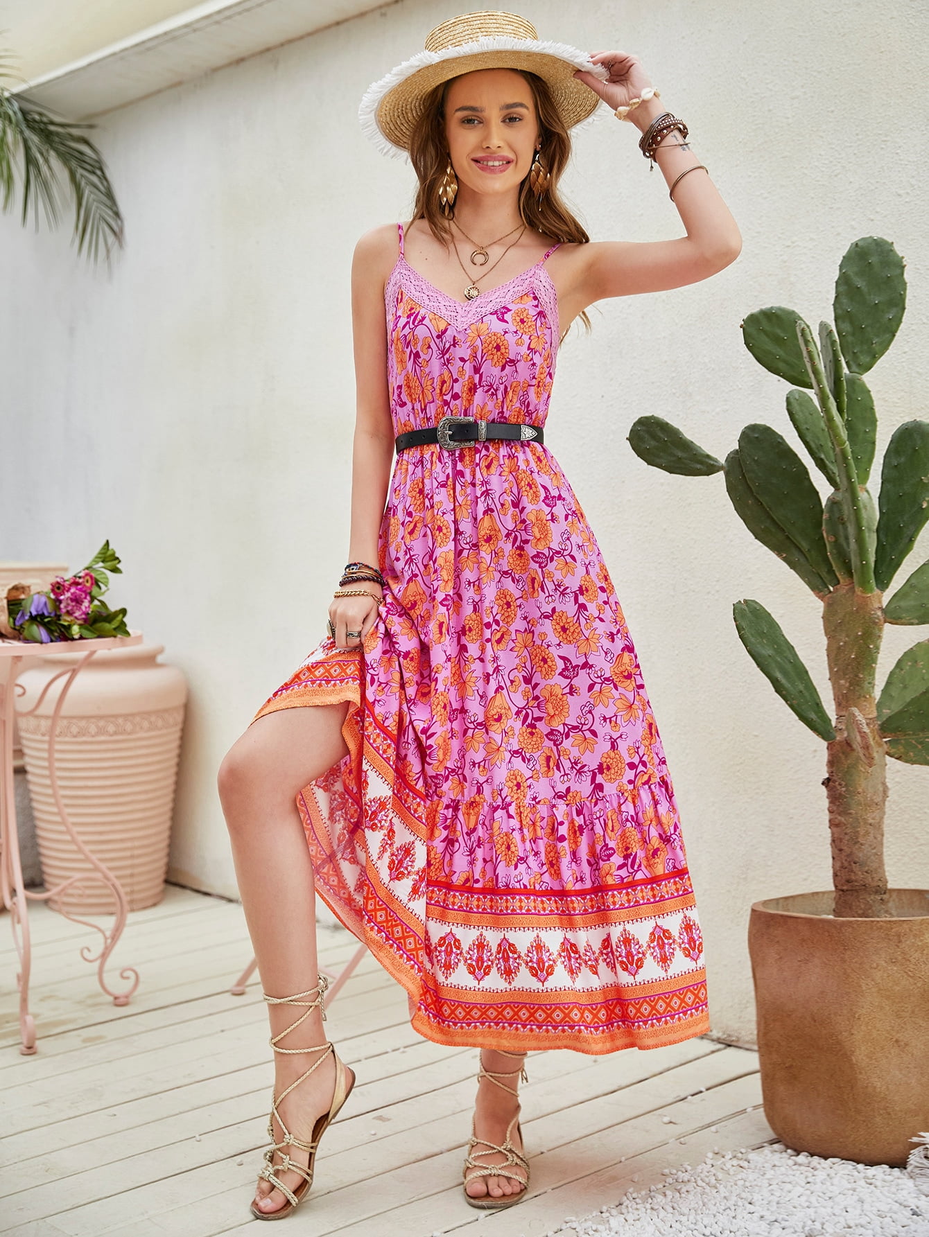 Women's Rusttydustty Floral Print 