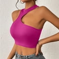 thumbnail image 3 of LSLJS Fashion Women Sleeveless Garment Comfortable Breathable Round-Neck Blouses Tops, Womens Tank Tops, 3 of 5