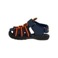 thumbnail image 2 of Rugged Bear Boys Closed Toe Toddler Sport Sandals, Navy Orange, 5, 2 of 5