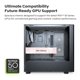 thumbnail image 4 of Funda para videojuegos Montech XR Wood ATX Mid-Tower con 4 ventiladores, color blanco, 4 of 8