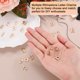 thumbnail image 4 of Uxcell 20 Pack Rhinestone P Letter Charm for DIY Bracelet/Wristbands/Jewelry Gold 0.39" x 0.51", 4 of 6
