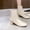 Beige, variant on Work Boots For Women Pumps Mid Heel As Show Zip-Up Women'S Ankle Boots & Booties Black 40(US:7.5)