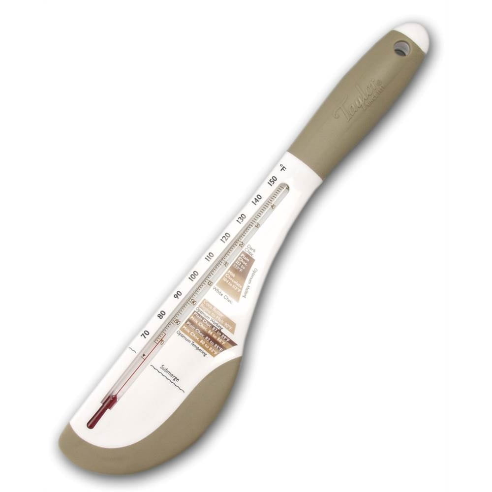 Chocolate Spatula Thermometer in Gray & White