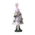 thumbnail image 3 of Estatua de conejo de Pascua lindo adorno de ornamias de Pascua linda figura de conejo de dibujos animados para festival de sala de estar de escritorio Estilo B, 3 of 8