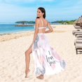 thumbnail image 6 of FORMRS Womens Long Sarong Beach Wrap Semi-Sheer Bikini Skirt Bathing Swimsuit Cover Up, Cute Elephant, 6 of 7