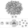 thumbnail image 5 of Captive T Écrou100pcs Zingué Carbone Té Écrou à Quatre Broches T Écrou Top-Notch Performance, 5 of 5