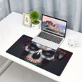 thumbnail image 4 of Kdxio Modern Abstract Colorful Skull C Print Large Gaming Mouse Pad,Non-Slip Base,Water Resist Keyboard Pad for Gamer,Office & Home,29.5 x 15.8 in, 4 of 6