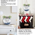thumbnail image 5 of SKYSONIC Christmas Snowflakes Welcome Sign Front Door Decoration Round Door Hanging Sign Porch Decorations for Home Outdoor Indoor Holiday Fall Halloween Christmas - 11.8x11.8 inch, 5 of 7