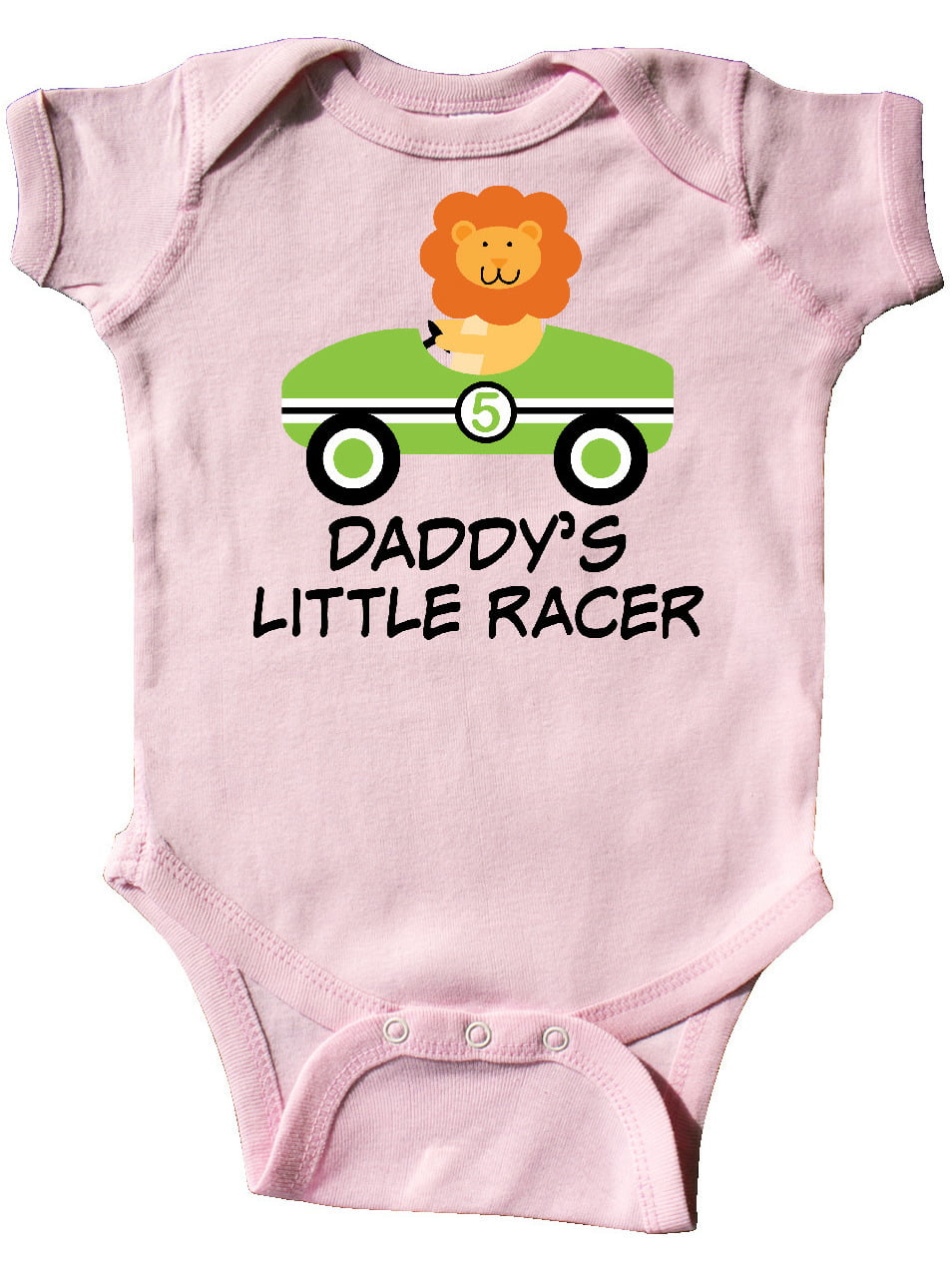 Inktastic Racing Daddy Little Racer Gift Infant Creeper Daddys Boys Childs Hws 