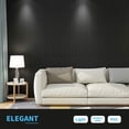 thumbnail image 3 of Slat Wall Panel, 3D Fluted Textured Panel 12-Tile 19.7 x 19.7in. - Cover 32 Sq.Ft., Black, 3 of 7
