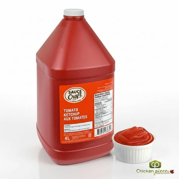 Sauce Craft Ketchup 4 L/1 Gallon / Condiment en Vrac Fabriqué au Canada