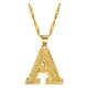 thumbnail image 2 of Collar para mujer, joyería para mujer, joyería de moda para mujer, regalo para mujer, 26 letras en inglés, cadena con nombre, collares colgantes, joyería para mujer, 2 of 4