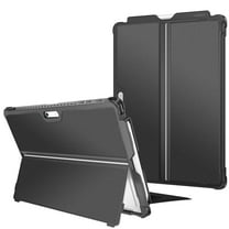 Fintie Hard Case for Microsoft Surface Pro 7/ Pro 6/ Pro 5/ Pro LTE, Shockproof Folio Protective Rugged Cover Compatible with Type Cover Keyboard   Original Kickstand