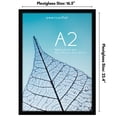 thumbnail image 5 of Americanflat A2 16.5x23.4 Picture Frame with Polished Plexiglass Signature Collection Frames Wall Display - Black, 5 of 7