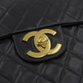 thumbnail image 5 of Pre-Owned CHANEL Deca Matelasse 34 Coco Mark Chain Shoulder Bag Black A01094 (Good), 5 of 7
