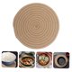 thumbnail image 5 of SHOWERORO 4Ud Posavasos Y Manteles Redondos Tejidos De Beige Para Hogar, 5 of 8