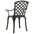 thumbnail image 5 of vidaXL Patio Chairs Patio Furniture for Garden Porch Backyard Cast Aluminum, 5 of 7