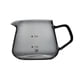 thumbnail image 1 of Naiovety Servidor de repuesto de agua de té, marcas claras para Control de proporciones, servidor de café, vidrio reutilizable Cocina y Comedor 450ml (negro), 1 of 6