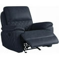 Variel Glider Recliner Blue - Walmart.com
