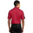 thumbnail image 2 of Sport-Tek PosiCharge Active Textured Colorblock Polo-M (True Red/ Grey), 2 of 6