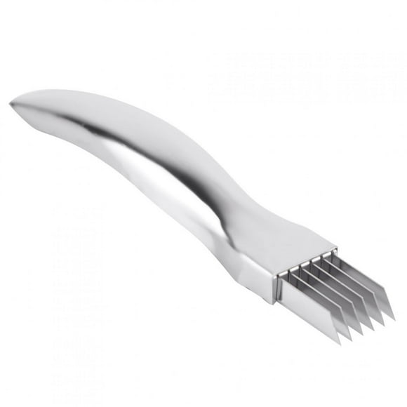 Cortador de cebolleta, Delaman Cortador de cebolla de acero inoxidable Cortador de cebollín Picador de verduras Gadget de cocina