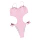 thumbnail image 4 of Traje de baño de mujer Traje de baño de bikini de color sólido Traje de baño de encaje de mujer Fridja  nalpqowj56684, 4 of 9