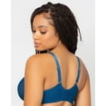 thumbnail image 5 of Sheer Mesh Full Coverage Unlined Underwire Bra - Blue Sapphire, 5 of 5