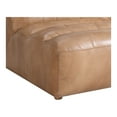 thumbnail image 5 of Moe's Home Collection Ramsay Contemporary Leather Slipper Chair in Brown, 5 of 5
