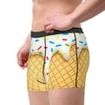 thumbnail image 4 of Kll White Ice Cream Men'S Cotton Boxer Briefs Underwear-Medium, 4 of 9