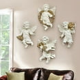 thumbnail image 2 of 3D European Cherub Harvest Wall Statues Sculptures Angel Living Room Coffee Shop Restaurant Figurine Religious Gift, 2 of 6